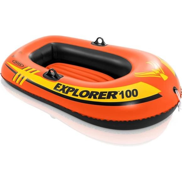 INTEX Explorer Inflatable Boat Series: Dual Air Chambers - Picture 1 of 7